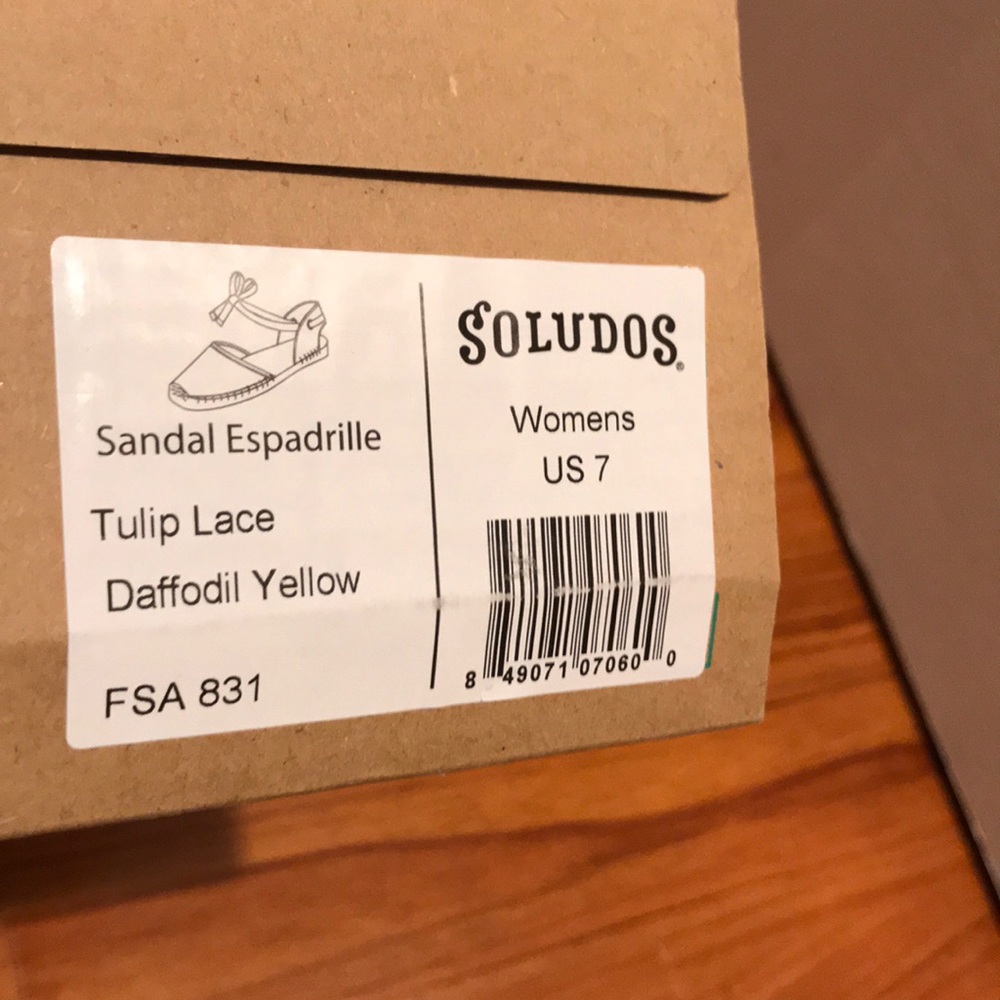 Soludos lace flats ankle wrap size 7 - Picture 2 of 5